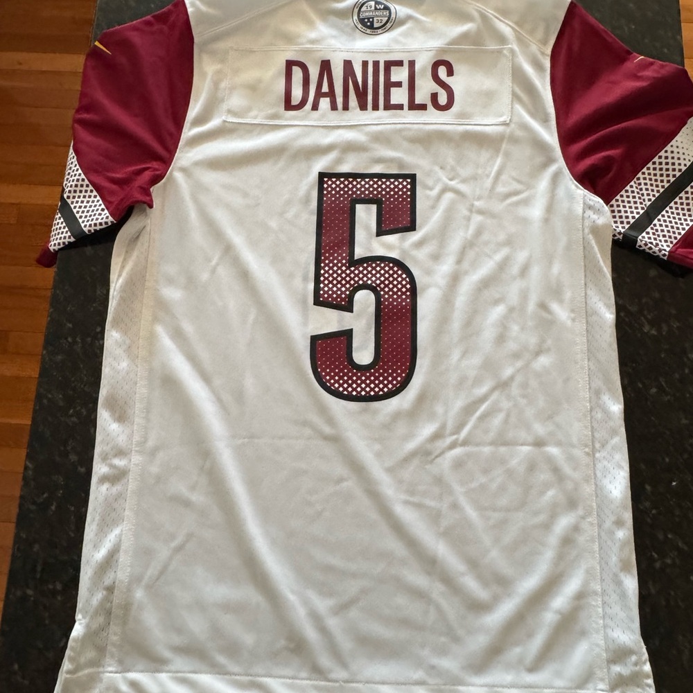 Nike White and Maroon Men's Jersey
